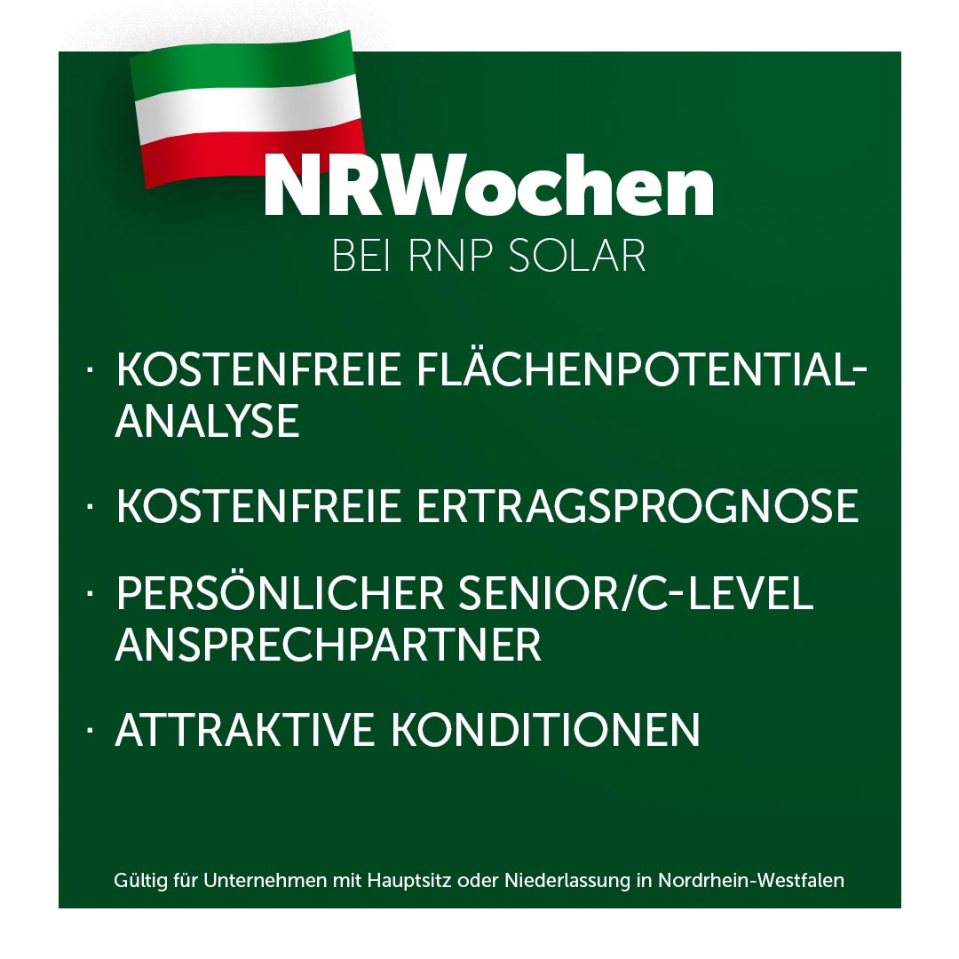 Solarpflicht Nordrhein-Westfalen Angebot